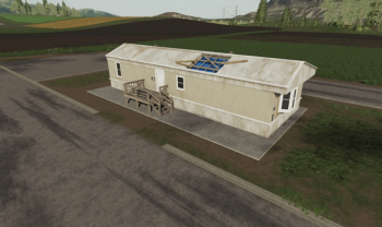 Объект Old Trailer Home v 1.0 для Farming Simulator 2019
