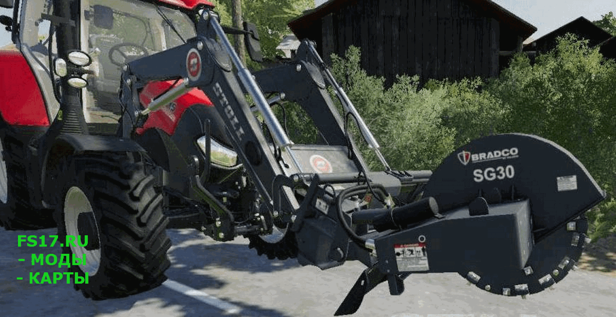 Корчеватель BAUMSTAMPFFRASE V1.1.0 для Farming Simulator 2019
