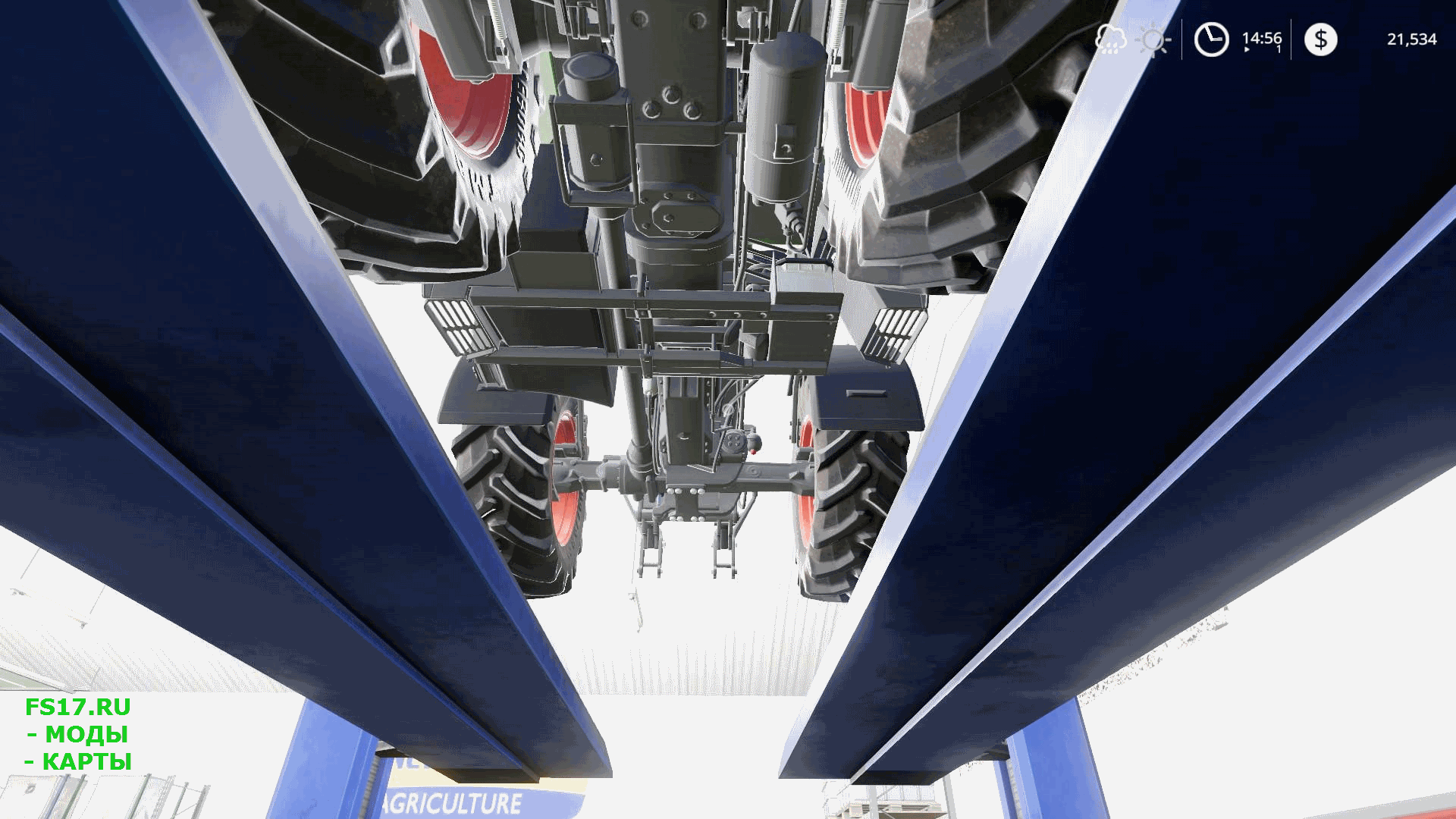 Гараж MECHANIC GARAGE V2.0 для Farming Simulator 2019