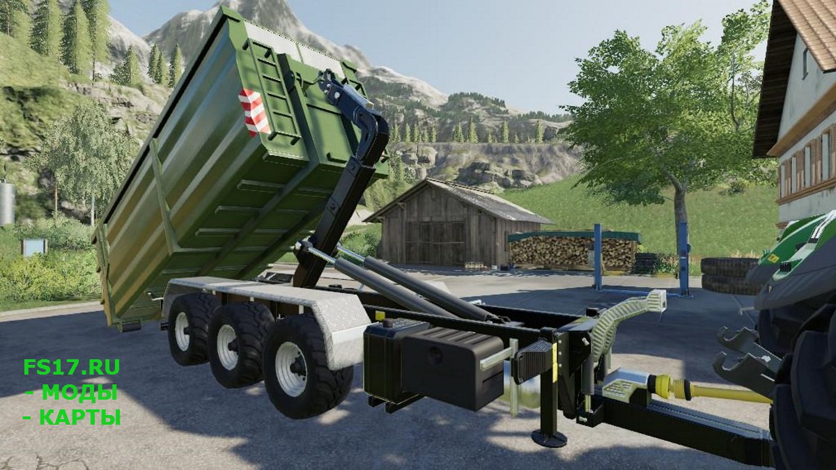 FS 19 полуприцеп Hooklift. ФС 19 прицеп с Крюковым захватом. Fs19 КАМАЗ ITRUNNER. Мод ITRUNNER Farming Simulator 2019.