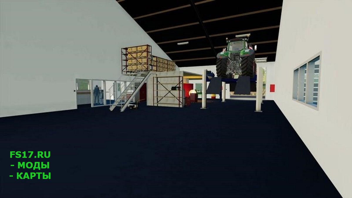Мастерская Andys Halle v 1.0 для Farming Simulator 2019