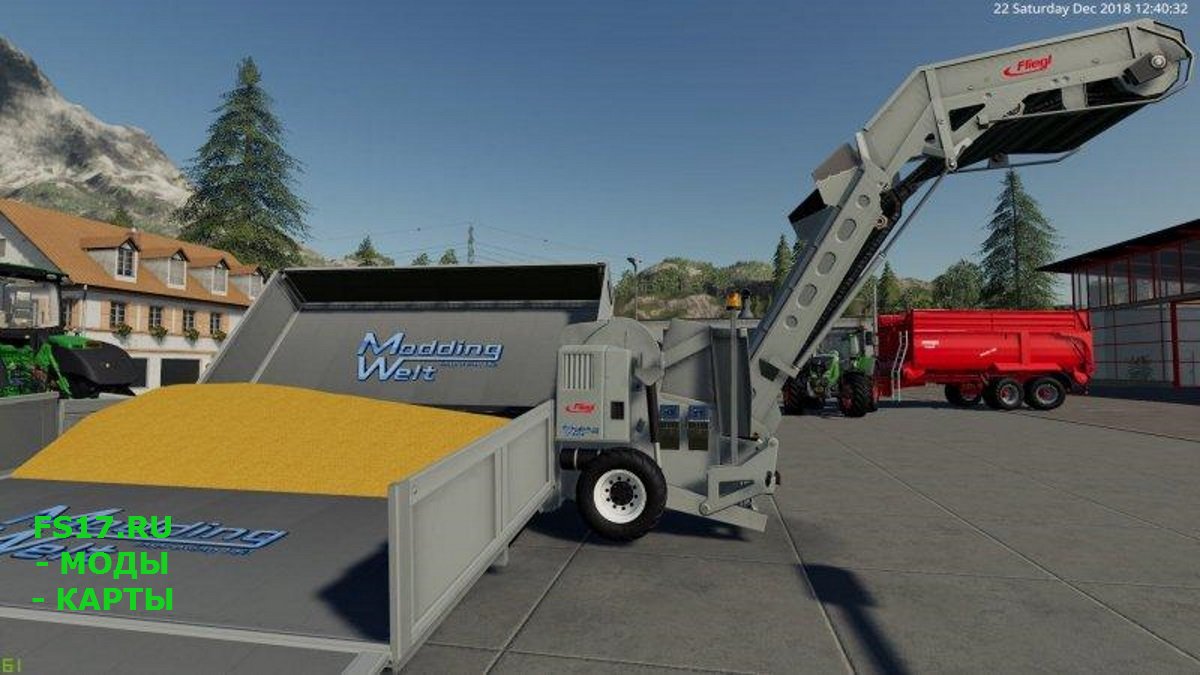 Перегрузочная станция Fliegl Overload Station v 1.0.1.1 для Farming Simulator 2019