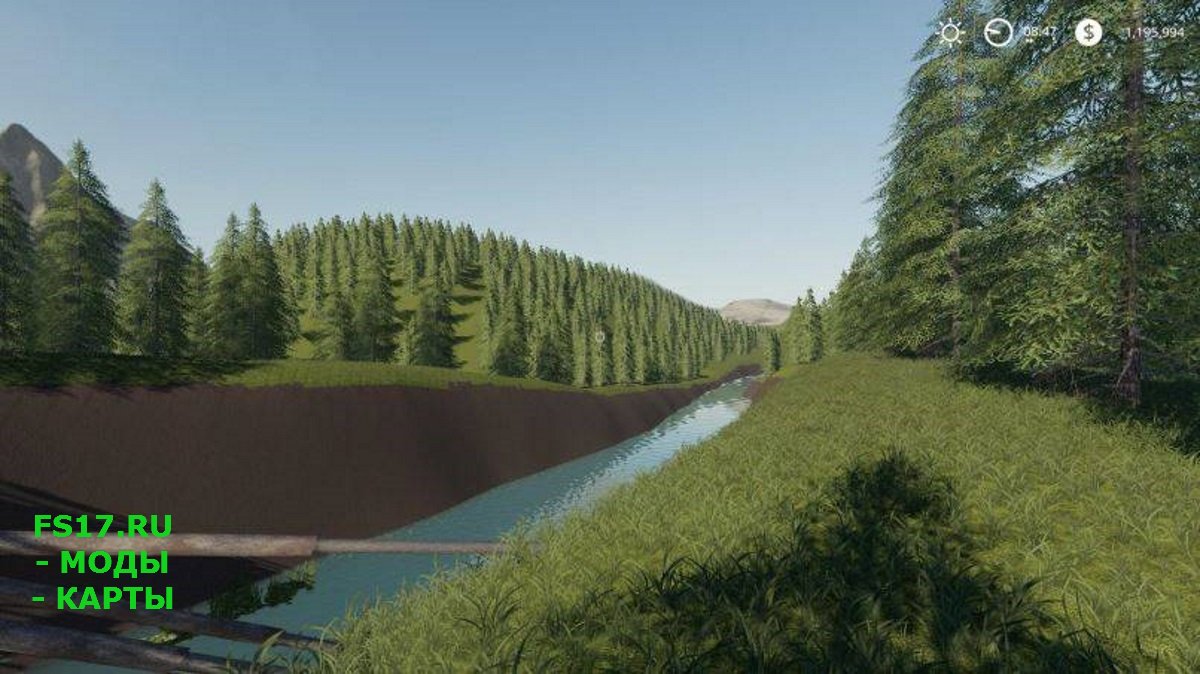 Карта Boulder Canyon Logging Map v 1.1 для Farming Simulator 2019