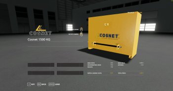Пак противовесов COSNET WEIGHT V1.0 для Farming Simulator 2019