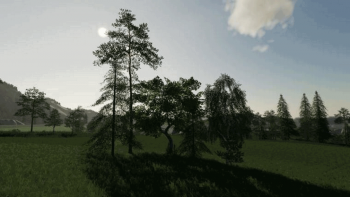 Пак деревьев Placeable trees v 1.0 для Farming Simulator 2019