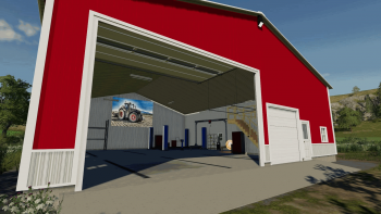 Гараж MECHANIC GARAGE V2.0 для Farming Simulator 2019