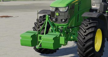 Противовес JOHN DEERE DOUBLE WEIGHT V1.0 для Farming Simulator 2019