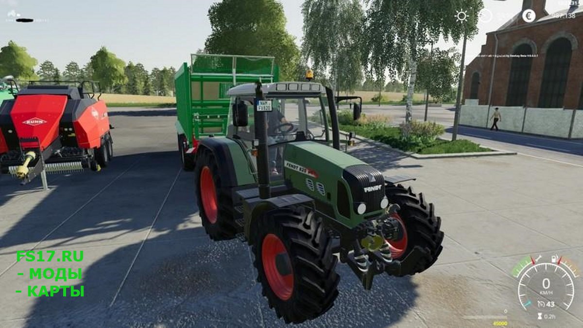 Трактор FENDT 818 TMS V1.3 для Farming Simulator 2019