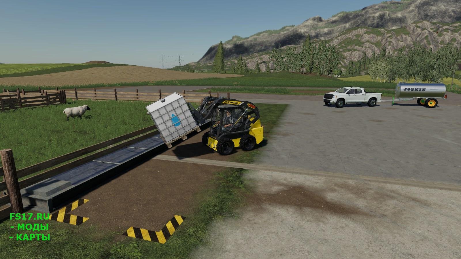 Емкость IBC WATER 1000L V2.1.0.0 для Farming Simulator 2019