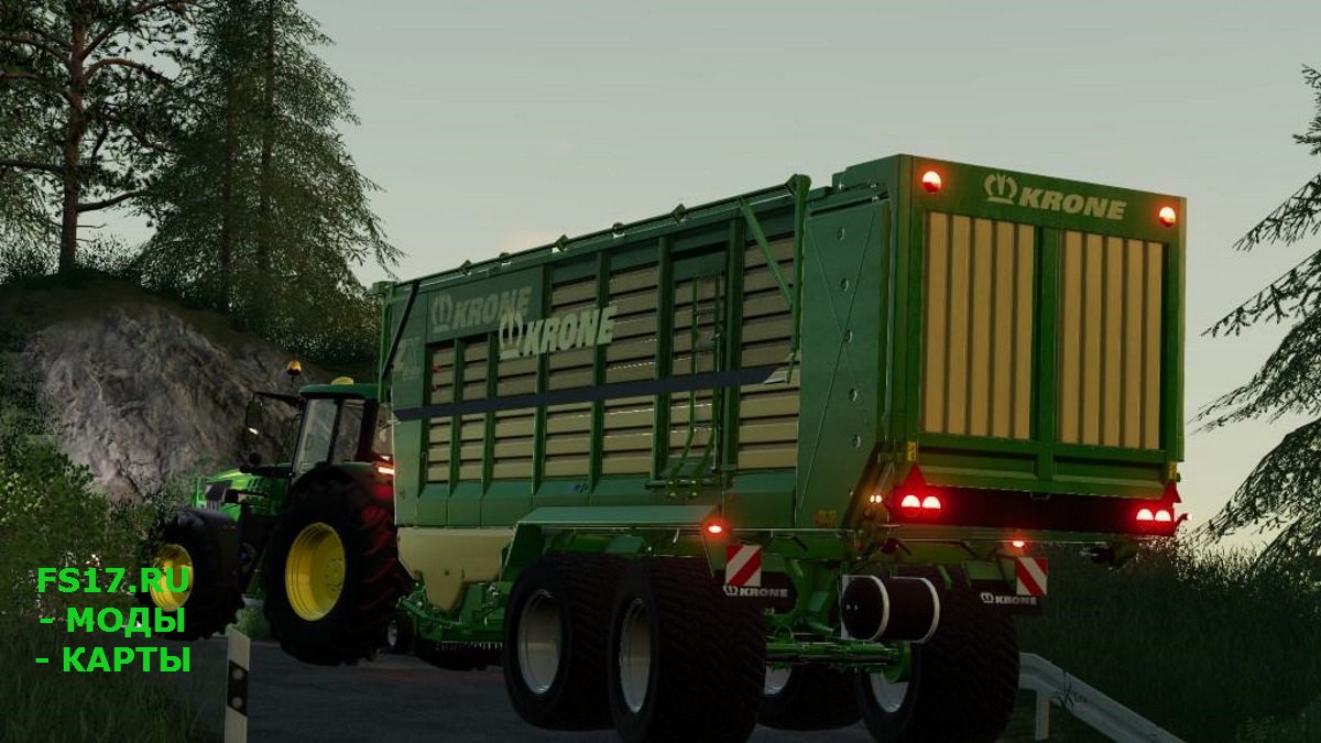 Прицеп подборщик KRONE ZX 430 GD V1.0.0.0 для Farming Simulator 2019