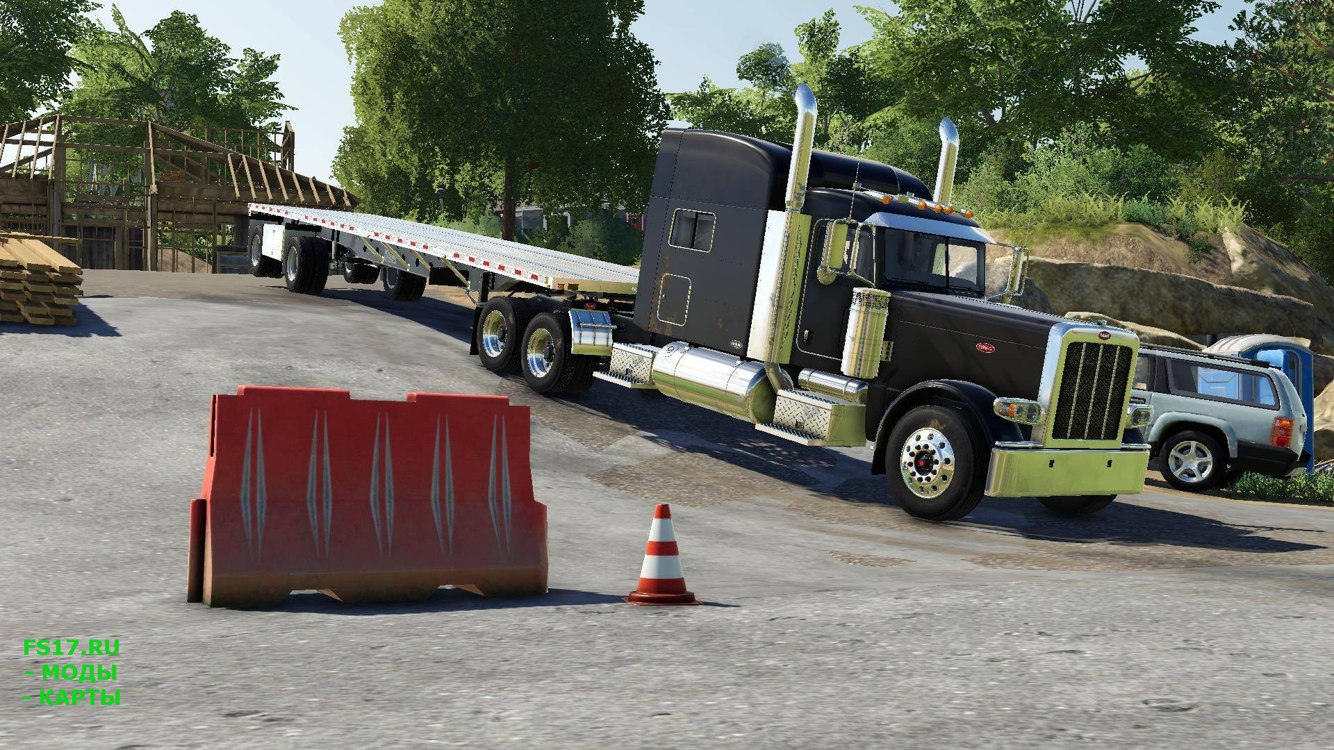 Тягач PETERBILT 389 2008 V3.0.0.0 для Farming Simulator 2019