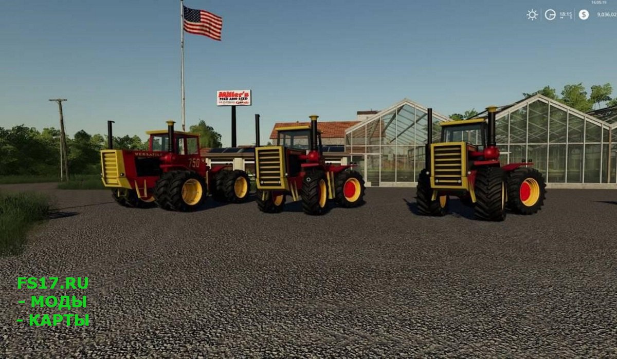 Трактор VERSATILE 6 CYLINDER SERIES V1.0 для Farming Simulator 2019
