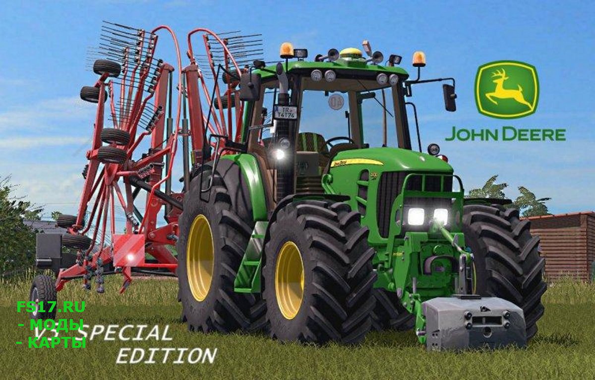 Трактор JOHN DEERE 7530 V1.0.0.0 для Farming Simulator 2019