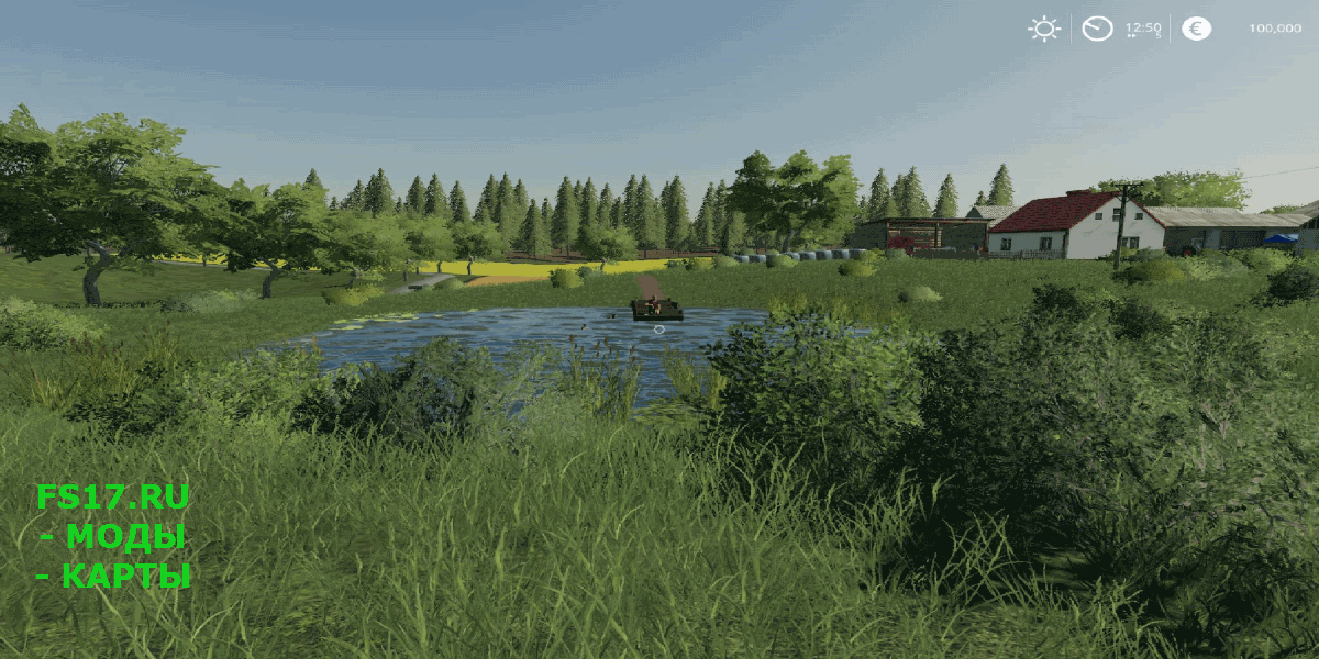 Карта LIPINKI MAP V1.0.0.2 для Farming Simulator 2019