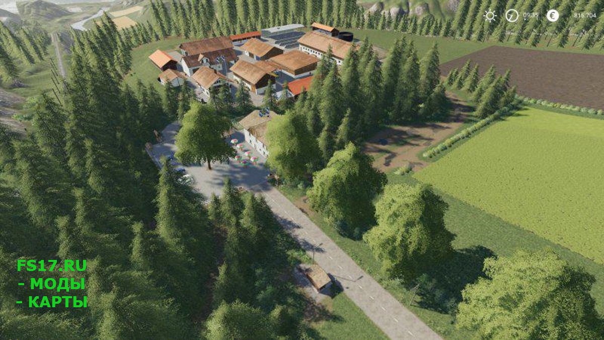 Карта FELSBRUNN SUNNYFARMINGLS EDIT V2.5 для Farming Simulator 2019