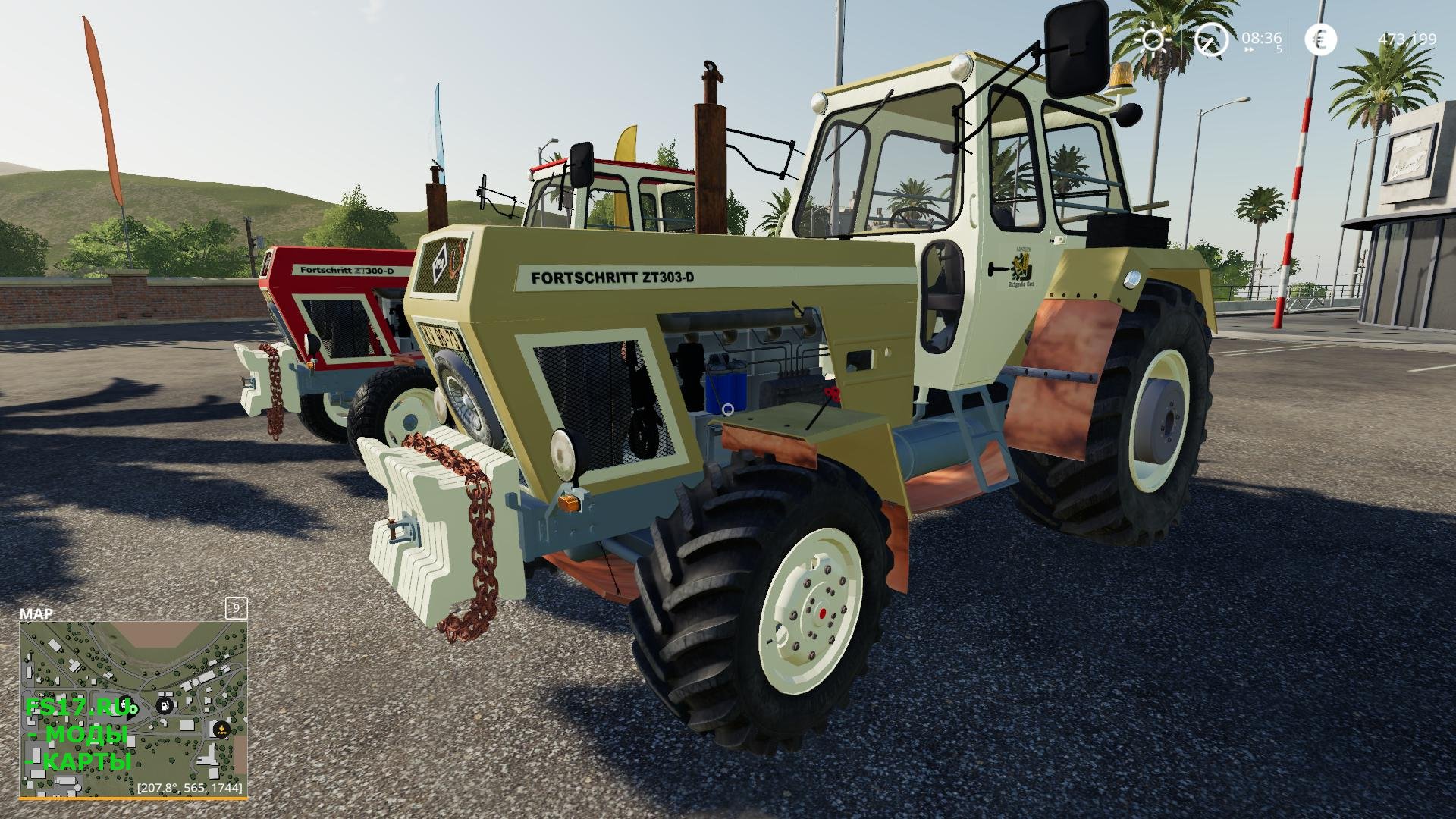 Пак тракторов FORTSCHRITT ZT300-D AND ZT303-D V1.0 для Farming Simulator 2019