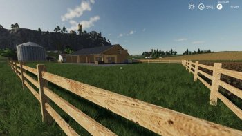 Конюшня WOODEN HORSE STABLE WITH DUNG V1.0.0.3 для Farming Simulator 2019