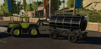 Цистерна MKS8 FUEL TRAILER V1.0.0.0 для Farming Simulator 2019
