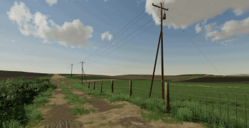 Объект GE TELEGRAPH POLE KIT FOR MAP MAKERS V1.0 для Farming Simulator 2019
