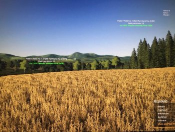 Скрипт FIELDDATA BETA V1.0.0.2 для Farming Simulator 2019