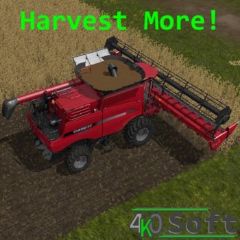 Скрипт HARVEST MORE V1.0 для Farming Simulator 2019