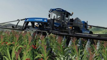 Самоходный опрыскиватель NEW HOLLAND SP400F V1.0.0.0 для Farming Simulator 2019