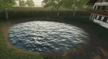 Покупаемый источник воды POND WATER STORE V1.1 для Farming Simulator 2019