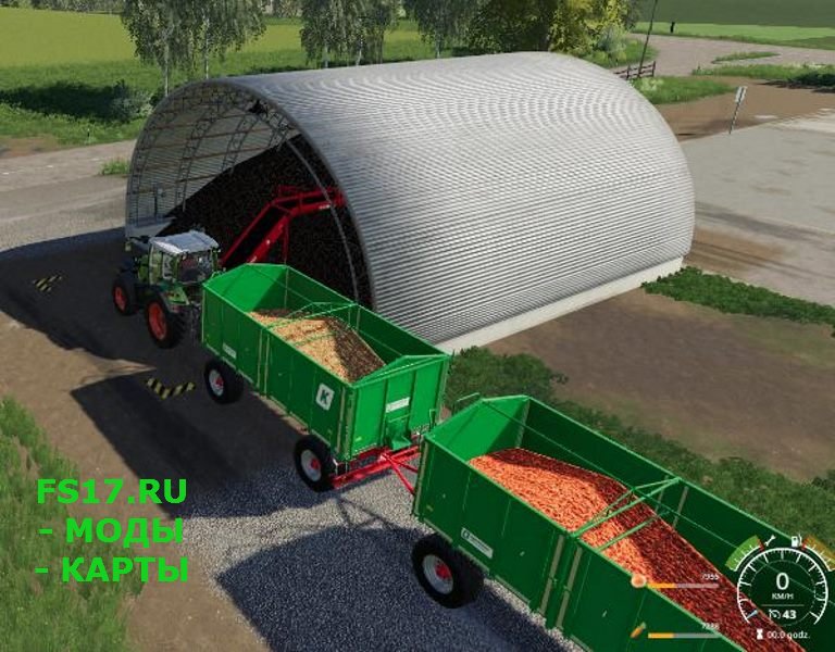 Овощное хранилище STORAGE CARROTS ONIONS V1.0.0.2 для Farming Simulator 2019