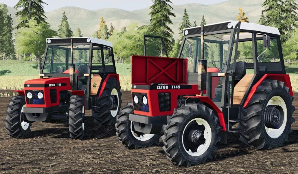 Трактор ZETOR 7745 V1.0.0.0 для Farming Simulator 2019