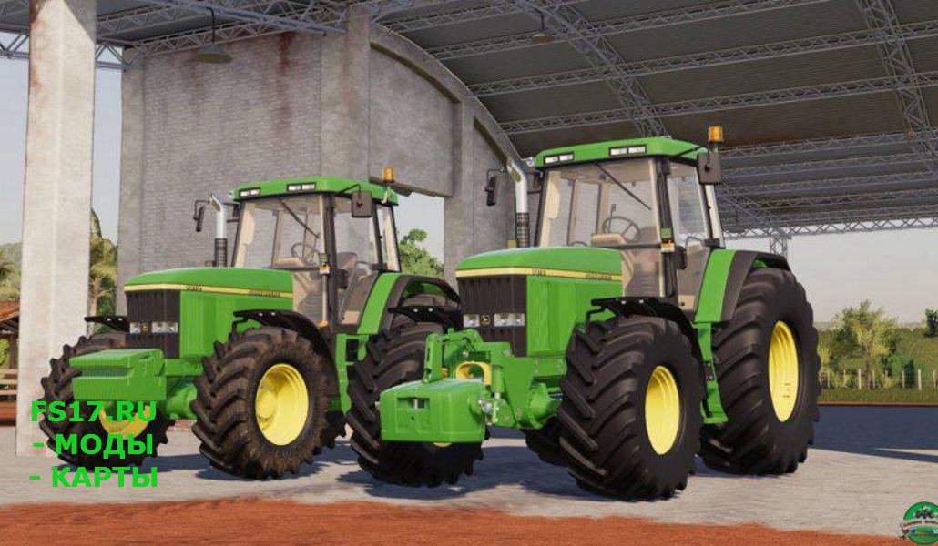 Трактор JOHN DEERE 7010 V1.1.0.0 для Farming Simulator 2019