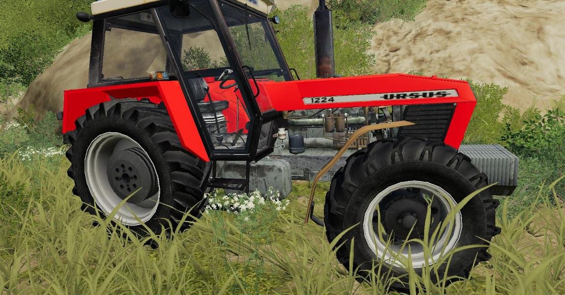 Трактор URSUS 1224 RED V1.0.5.0 для Farming Simulator 2019