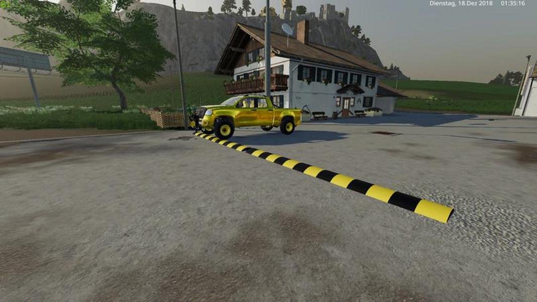 Лежачий полицейский TEMPOSCHWELLE V5.0A для Farming Simulator 2019