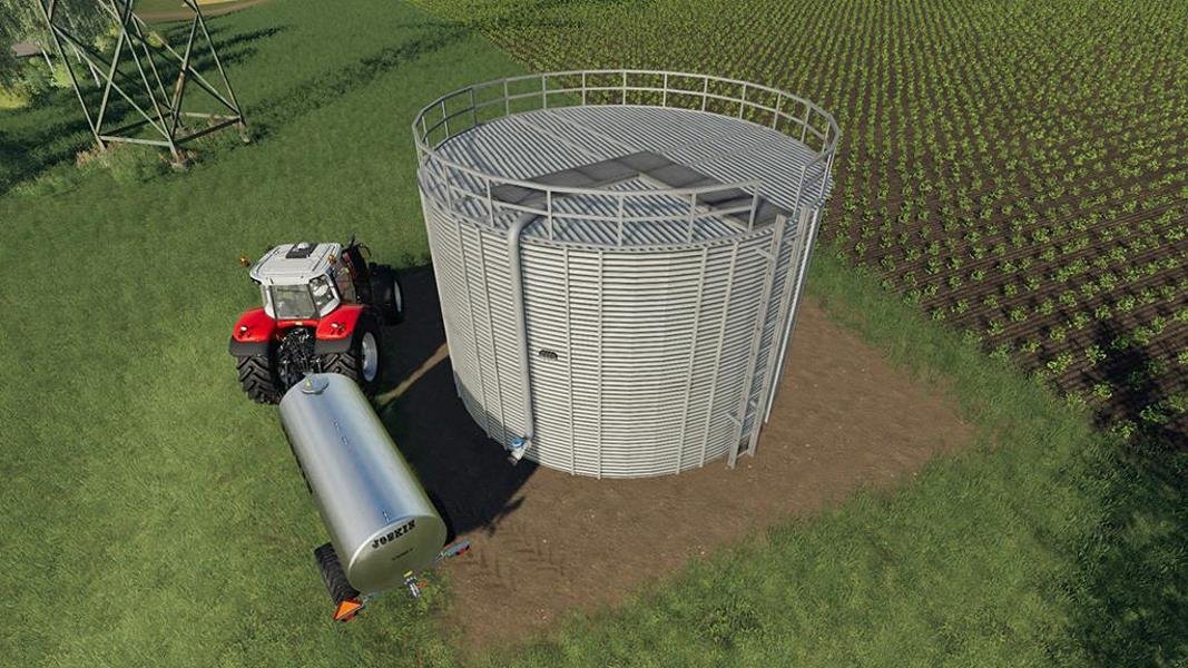 Точка набора воды METAL WATER TANK V1.0.0.0 для Farming Simulator 2019