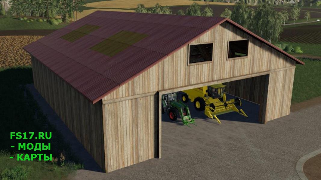 Сарай IMPLEMENT SHED V1.0.0.0 для Farming Simulator 2019
