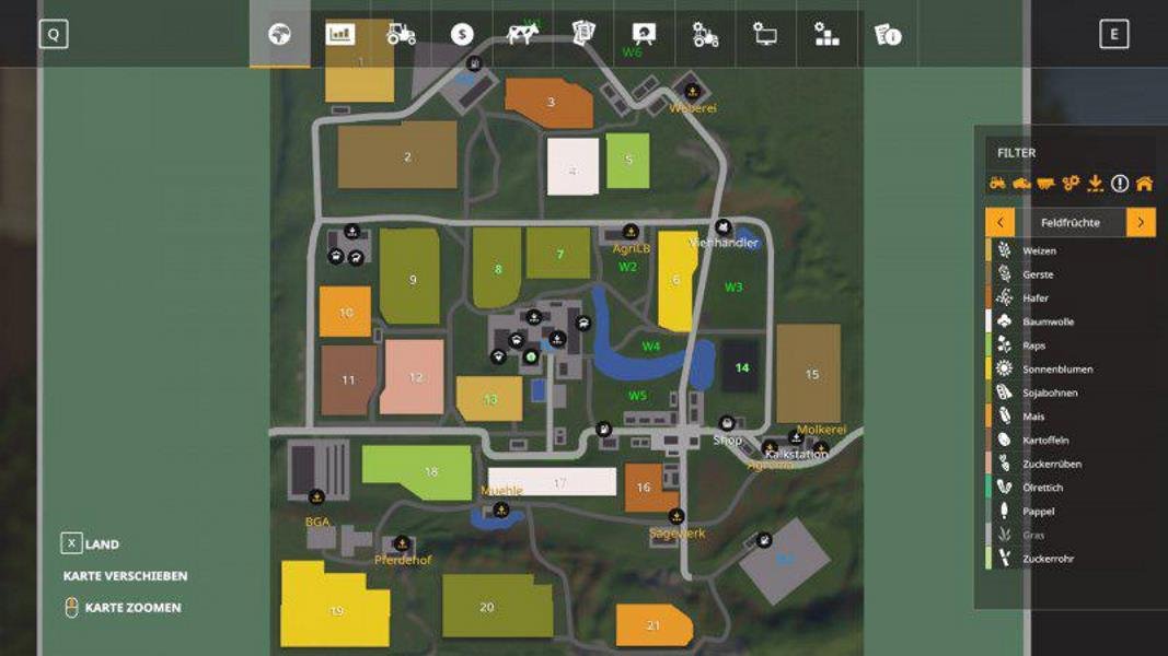 Карта OBERLAUSITZ V1.0.1.0 для Farming Simulator 2019