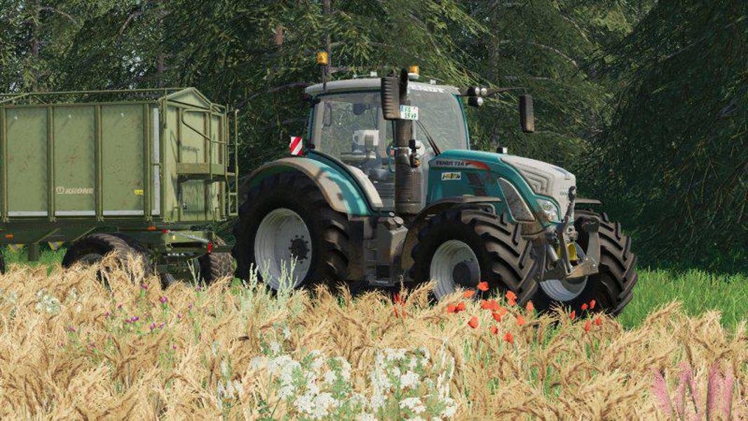 Трактор FENDT 700 VARIO BY LS19_WP V1.1 для Farming Simulator 2019