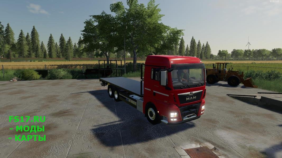 Грузовик MAN TGX PLATTFORM V1.0.0.0 для Farming Simulator 2019