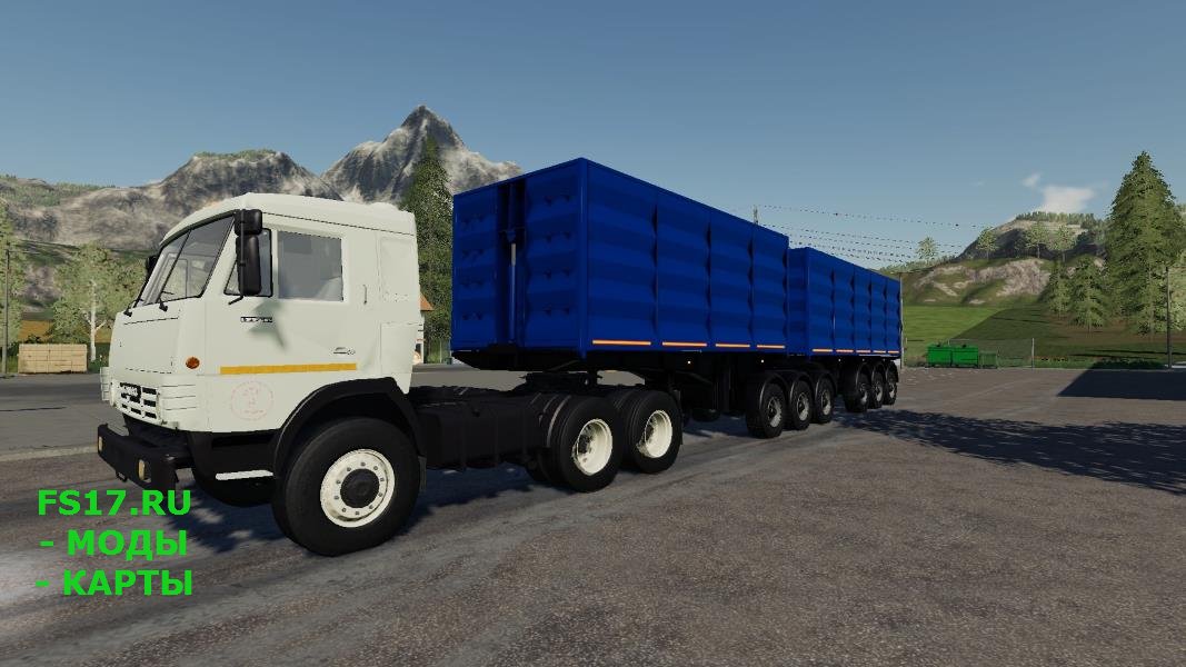 Полуприцеп ТОНАР-95411 V10.02.19 для Farming Simulator 2019