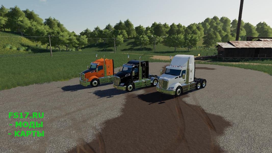 Тягач KENWORTH T610 V1.0.0.0 для Farming Simulator 2019
