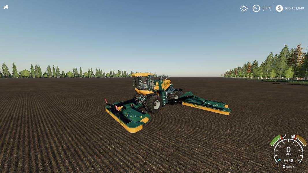 Самоходная косилка KRONE BIG M500 VE UPDATE FIX V1.0 для Farming Simulator 2019