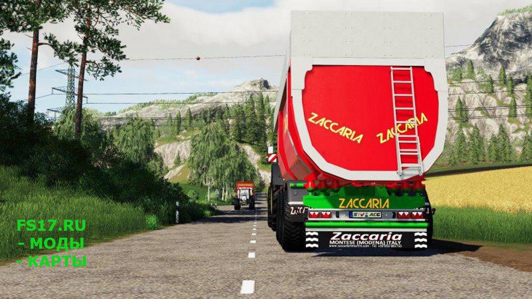 Прицеп ZACCARIA ZAM 200/8 V1.0.0.0 для Farming Simulator 2019