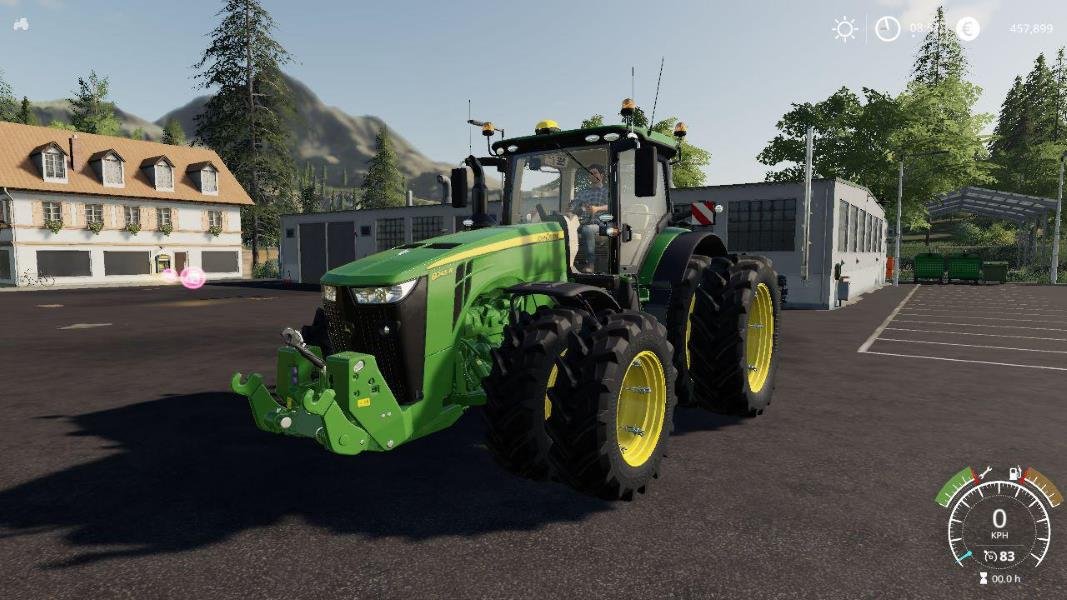 Трактор JD 8R V1.0.0.2 для Farming Simulator 2019