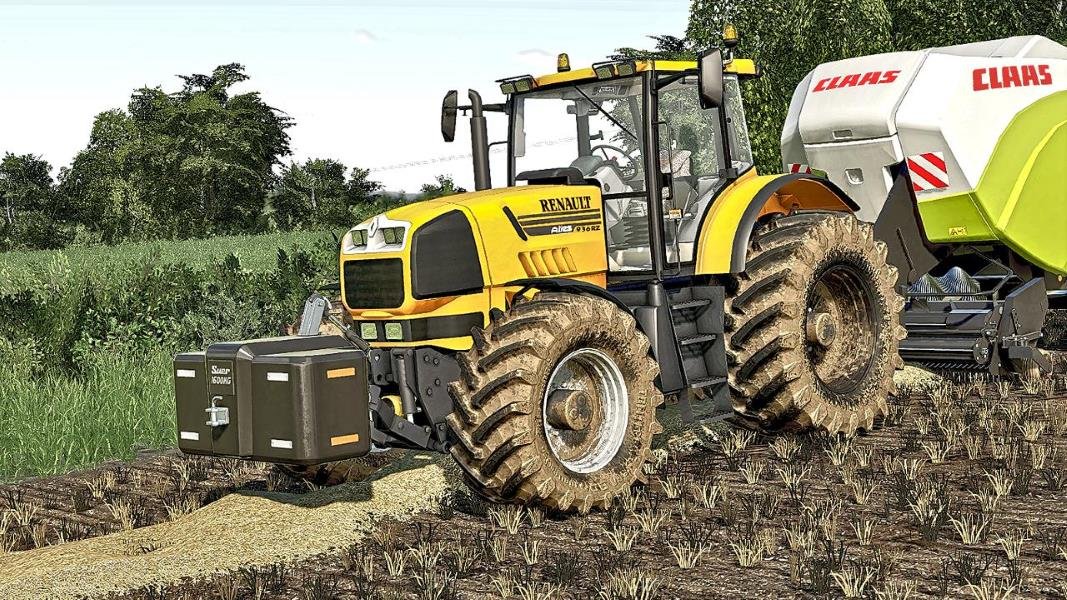 Трактор RENAULT ATLES SERIE V1.0 для Farming Simulator 2019