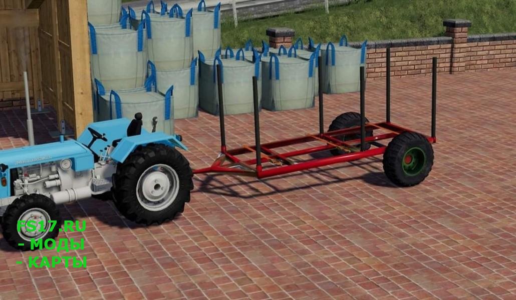 Прицеп для леса WOODEN TRAILER V1.0.0.0 для Farming Simulator 2019