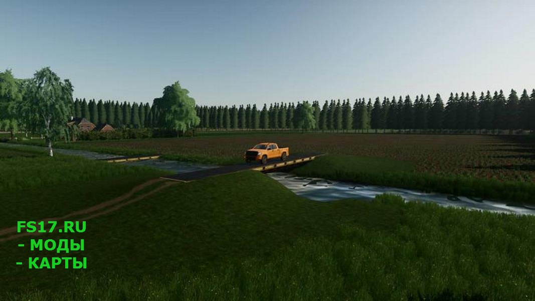 Покупаемый мост TRAIN CAR BRIDGE V1.0 для Farming Simulator 2019