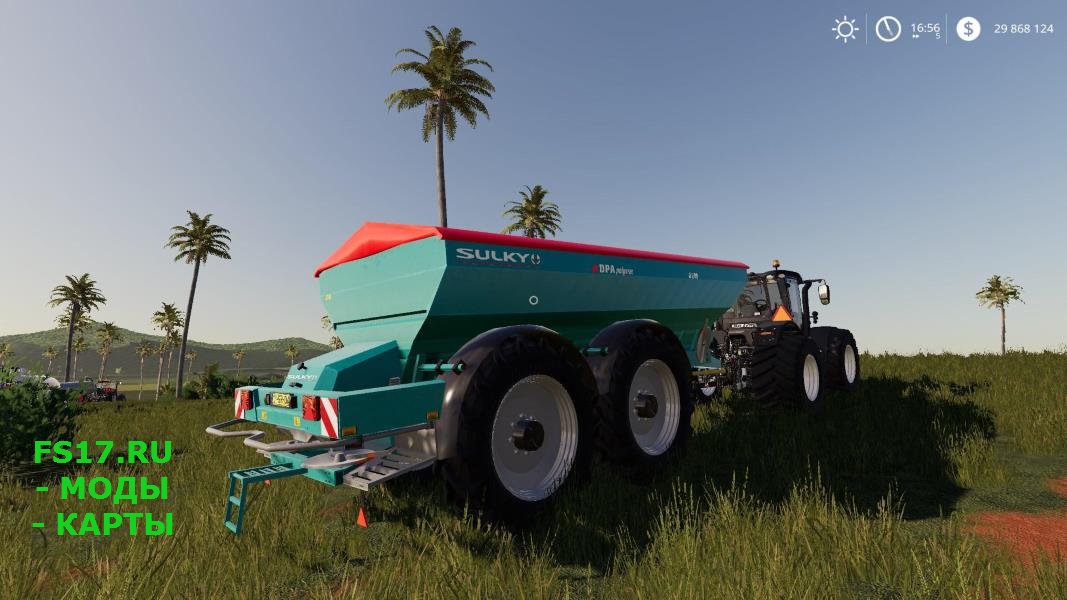 Распределитель удобрений SULKY POLYVRAC D240 V1.0.0.0 для Farming Simulator 2019