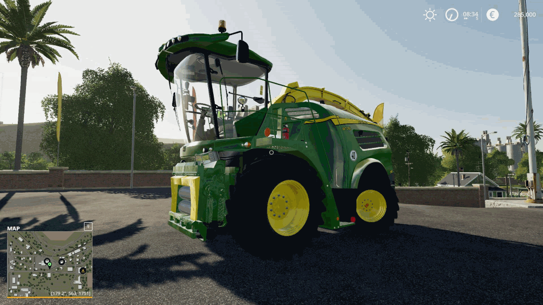 Кормоуборочный комбайн JOHN DEERE 8000 SERIE EARLY ACCES V0.5 для Farming Simulator 2019