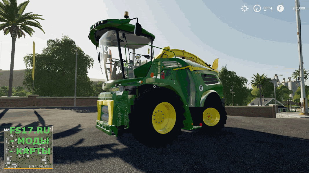 Кормоуборочный комбайн JOHN DEERE 8000 SERIE EARLY ACCES V0.5 для Farming Simulator 2019
