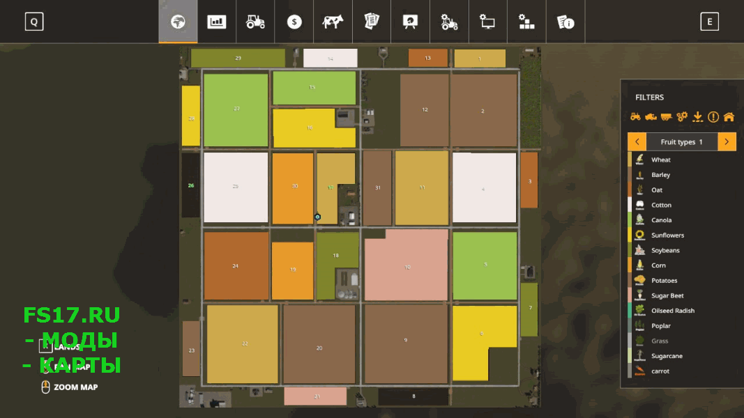 Карта TAYLORS FARM 12 ADDED FRUITS V1.4 для Farming Simulator 2019