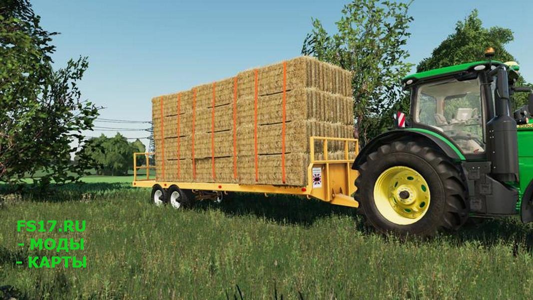 Прицеп для тюков RICHARD WESTERN BTTA14/32 V1.0.0.0 для Farming Simulator 2019